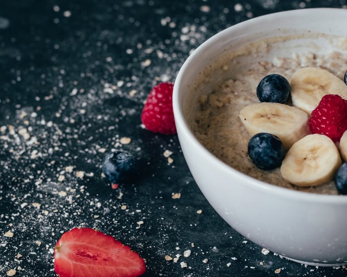 Comme un porridge Flocons d&rsquo;avoine, cranberry, banane et noix de&nbsp;coco